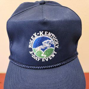 Vintage '90s Rolex Kentucky 3 Day Event Baseball Cap snapback Hat